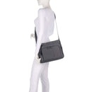 Borsa Donna a Tracolla con Tasca Frontale MANDARINA DUCK in Tessuto Linea MD20 Colore Steel
