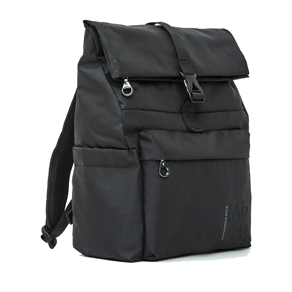 Zaino Unisex Porta Pc 17" MANDARINA DUCK linea MD20 in Tessuto Nero