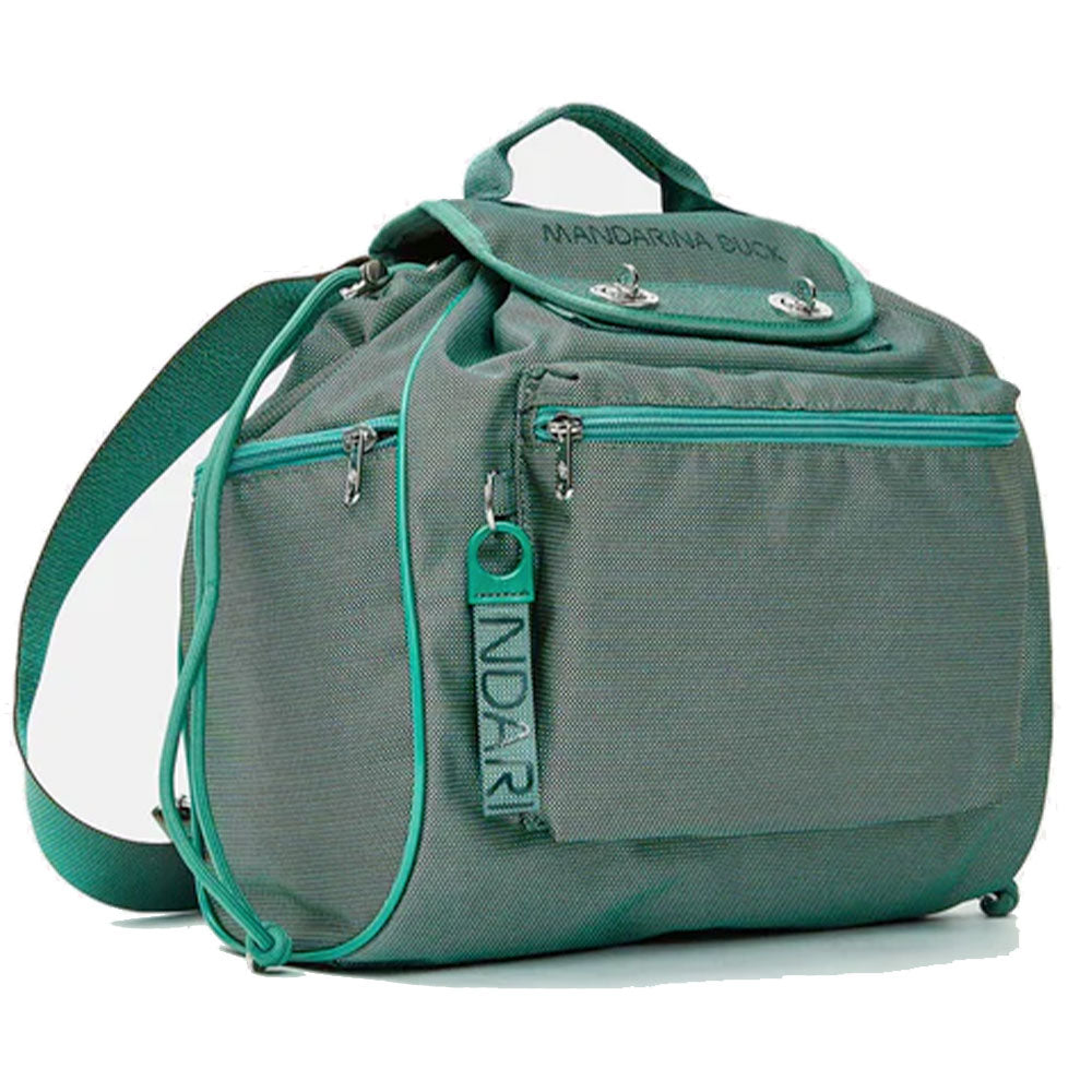 Zaino Utility Donna Mandarina Duck in Tessuto Linea MD20 Colore Emerald