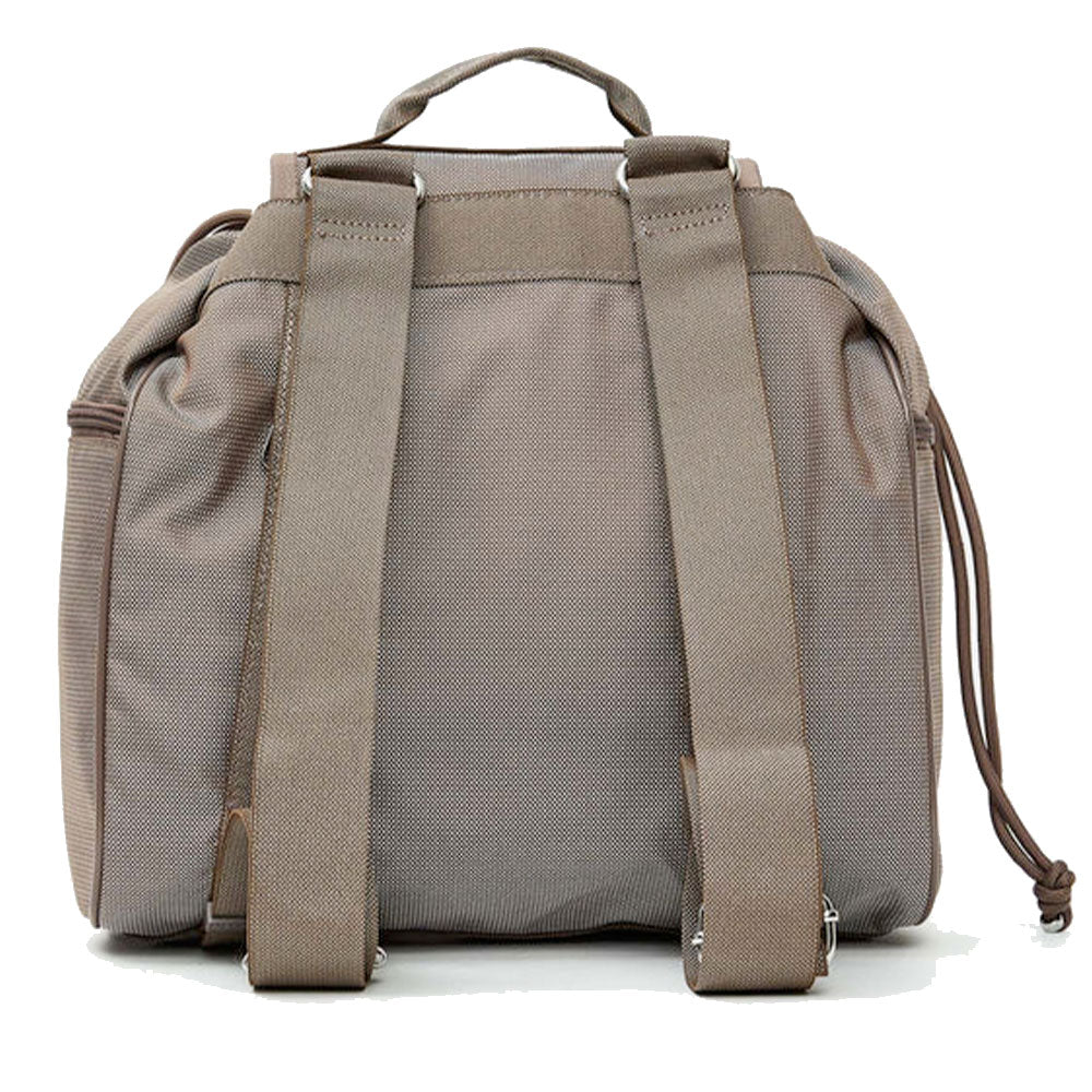 Zaino Utility Donna Mandarina Duck in Tessuto Linea MD20 Colore Taupe