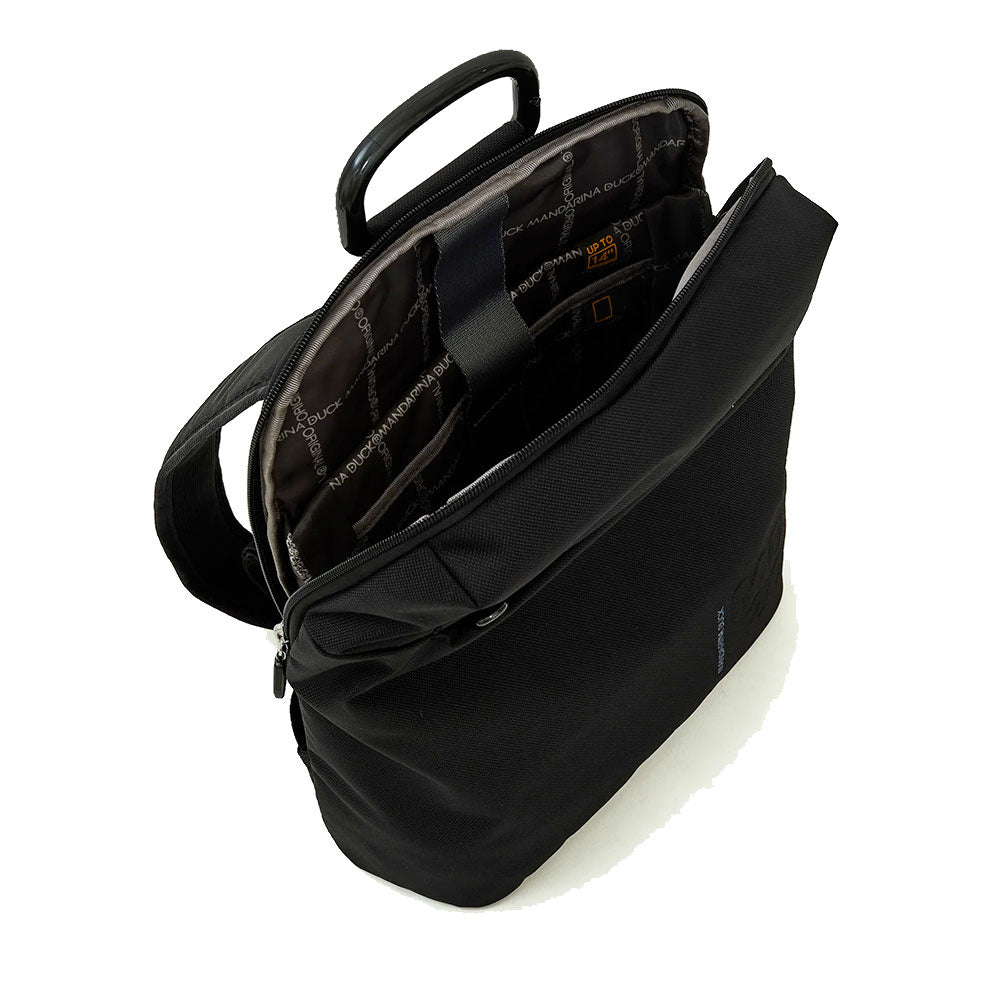 Zaino Donna Porta PC 14" MANDARINA DUCK linea MD20 in Tessuto Nero