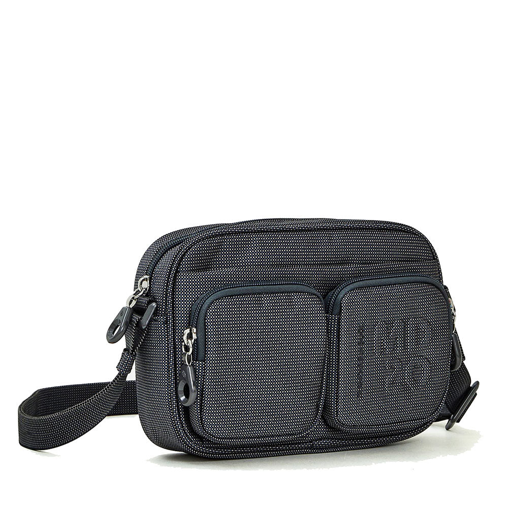 Camera Bag Small Donna MANDARINA DUCK linea MD20 in Tessuto Steel