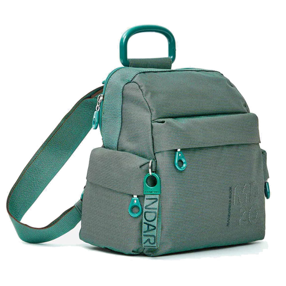 Zaino Piccolo Donna MANDARINA DUCK in Tessuto Linea MD20 Colore Emerald