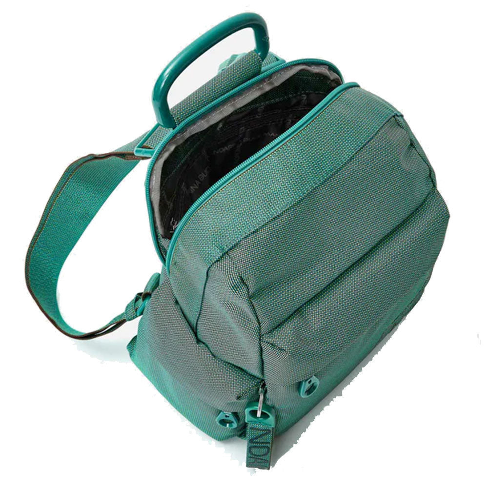 Zaino Piccolo Donna MANDARINA DUCK in Tessuto Linea MD20 Colore Emerald