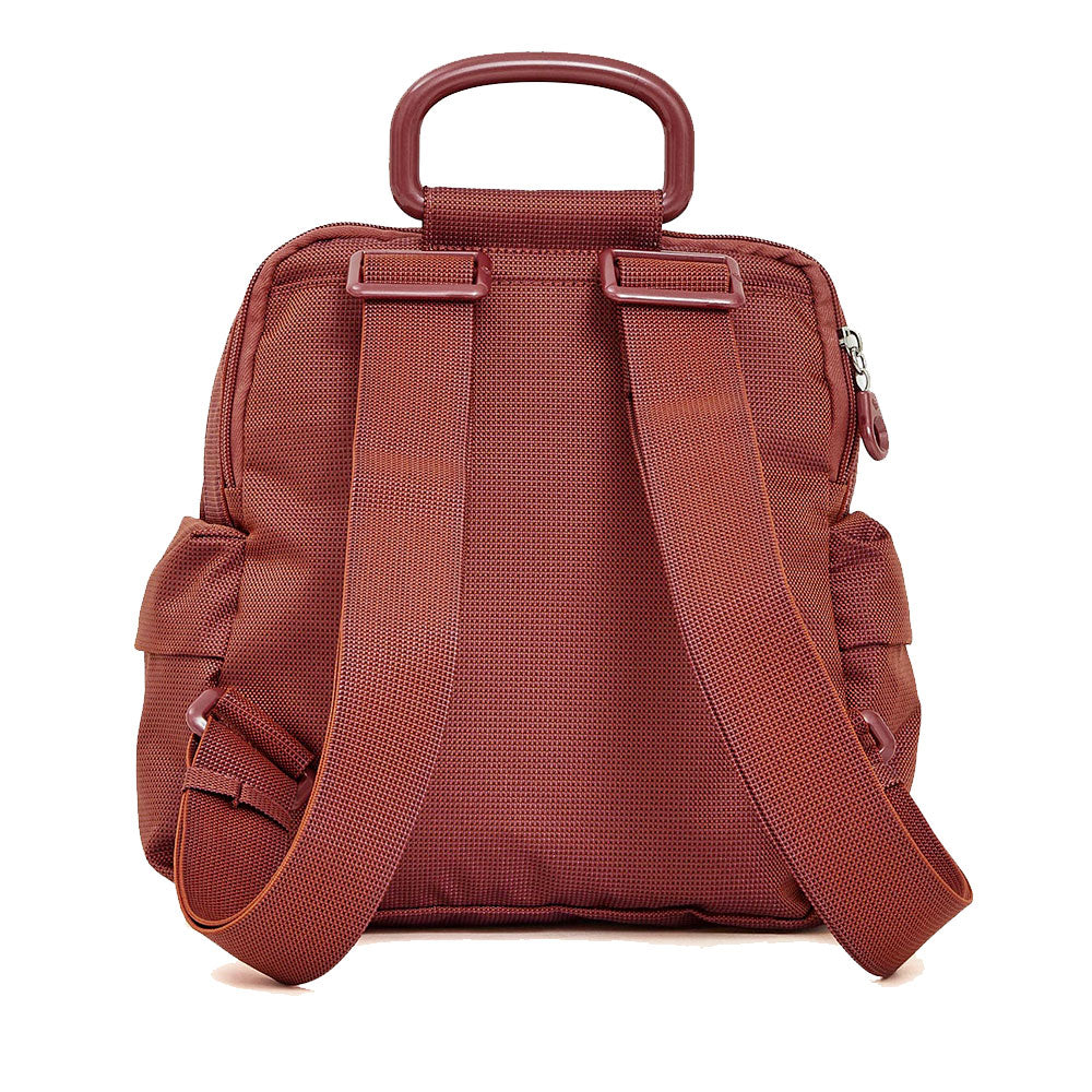 Zaino Piccolo Donna MANDARINA DUCK linea MD20 in Tessuto Colore Cranberry