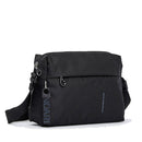 Borsa Donna a Tracolla MANDARINA DUCK in Tessuto colore Nero Linea MD20 Chiusa con Zip
