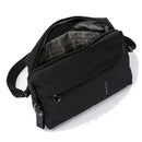 Borsa Donna a Tracolla MANDARINA DUCK in Tessuto colore Nero Linea MD20 Chiusa con Zip