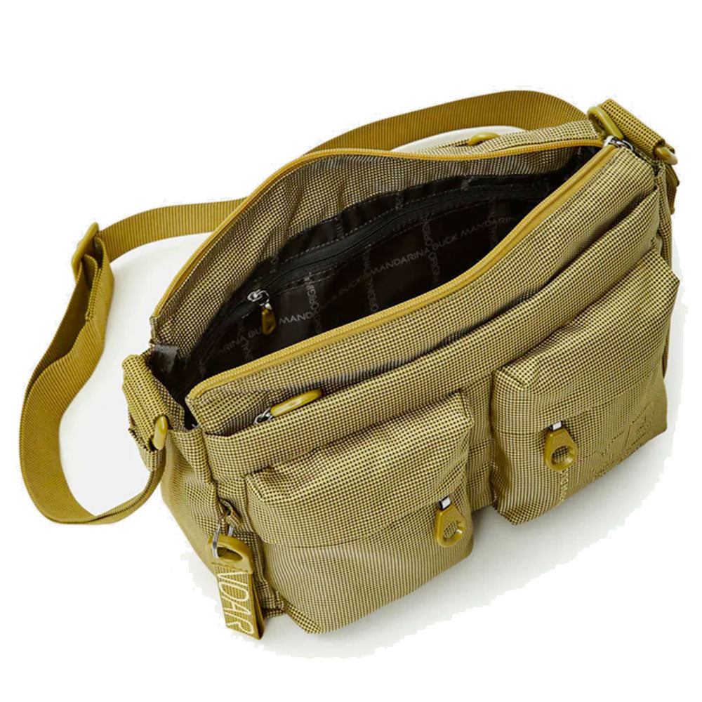 Borsa Donna a Tracolla MANDARINA DUCK in Tessuto Linea MD20 Colore Pistacchio - P10QMTX5