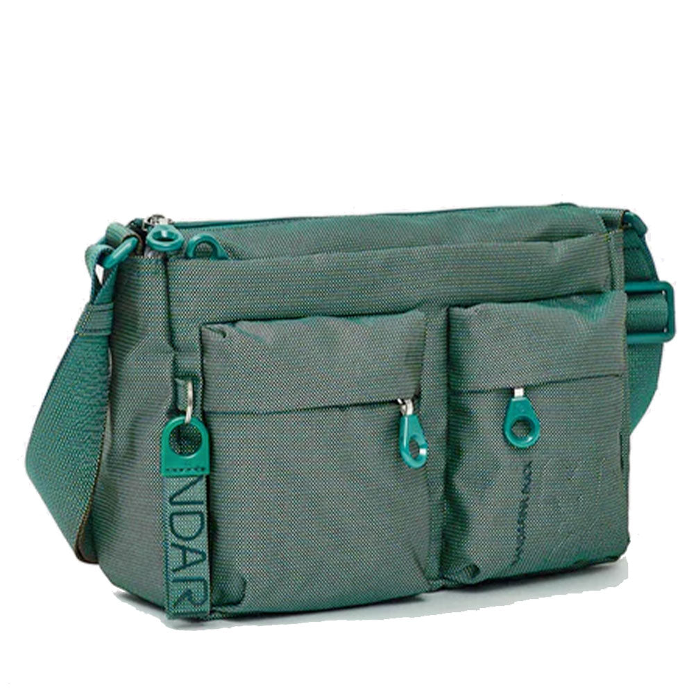 Borsa Donna a Tracolla MANDARINA DUCK in Tessuto Linea MD20 Colore Emerald - P10QMTX5