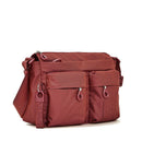 Borsa Donna a Tracolla MANDARINA DUCK in Tessuto Linea MD20 Colore Cranberry - P10QMTX5