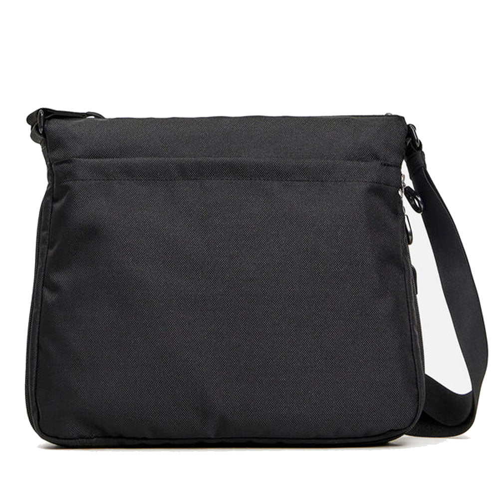 Borsa Donna a Tracolla MANDARINA DUCK Espandibile in Tessuto Linea MD20 Colore Nero Misura Grande