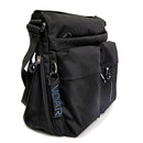 Borsa Donna a Tracolla MANDARINA DUCK Espandibile in Tessuto Linea MD20 Colore Nero Misura Grande