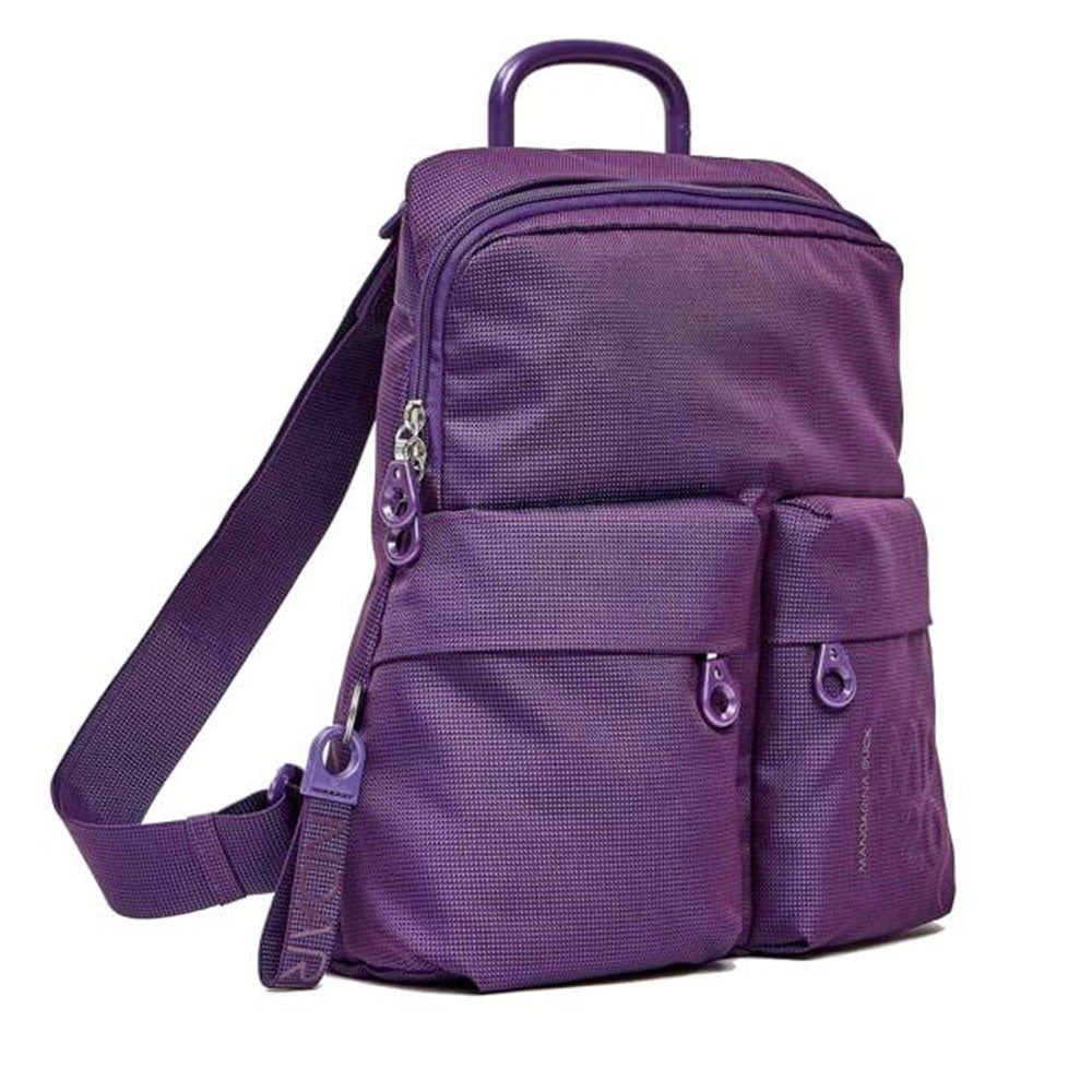 Zaino Donna MANDARINA DUCK in Tessuto Linea MD20 Colore Plum Perfect