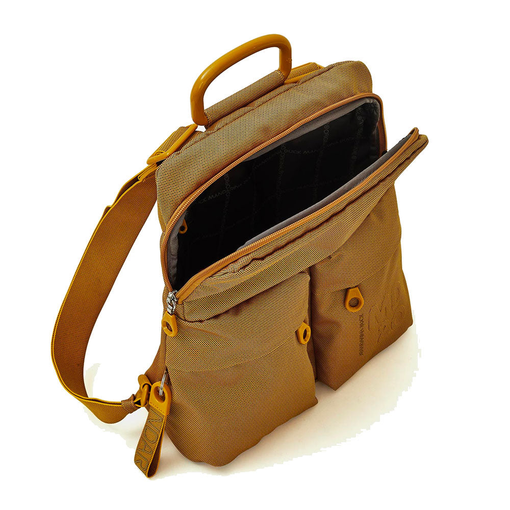 Zaino Donna MANDARINA DUCK in Tessuto Linea MD20 Colore Amber