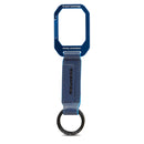Portachiavi Uomo con Moschettone PIQUADRO in Pelle Blu Linea Atlas - PC6177S138