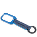 Portachiavi Uomo con Moschettone PIQUADRO in Pelle Blu Linea Atlas - PC6177S138