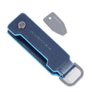 Portachiavi Uomo PIQUADRO in Pelle Blu Linea Blue Square - PC7089B2