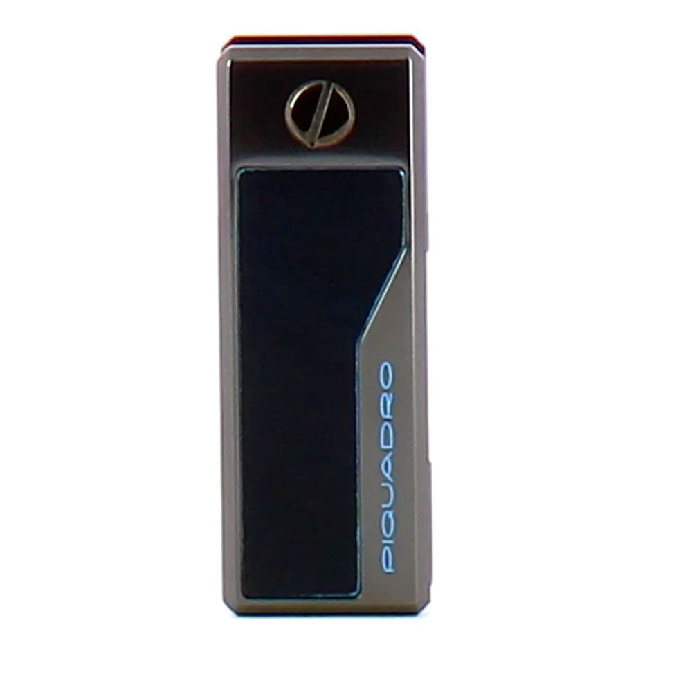 Schlüsselanhänger Herren Modular PIQUADRO aus Aluminium und Leder, Blau, Blue Square Linie - PC7202B2