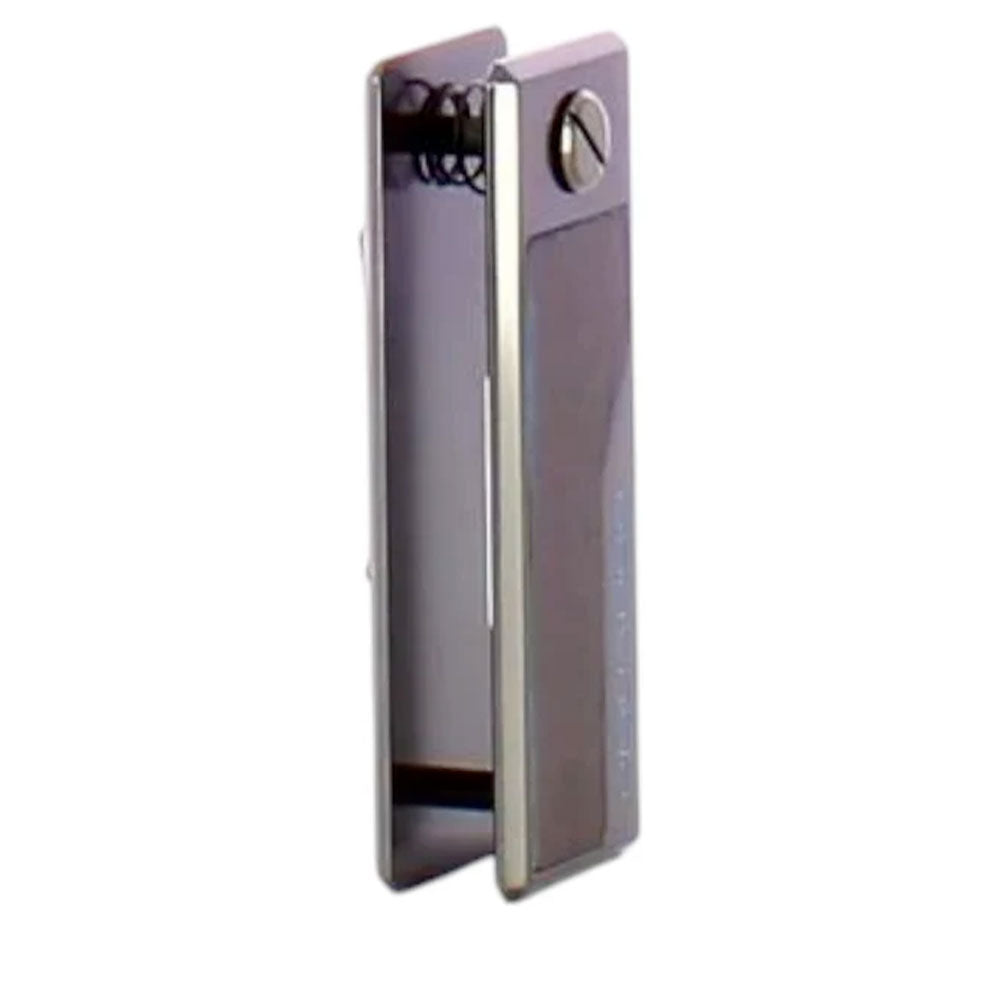 Portachiavi Uomo Modular PIQUADRO in Alluminio e Pelle Colore Nero Linea Blue Square - PC7202B2