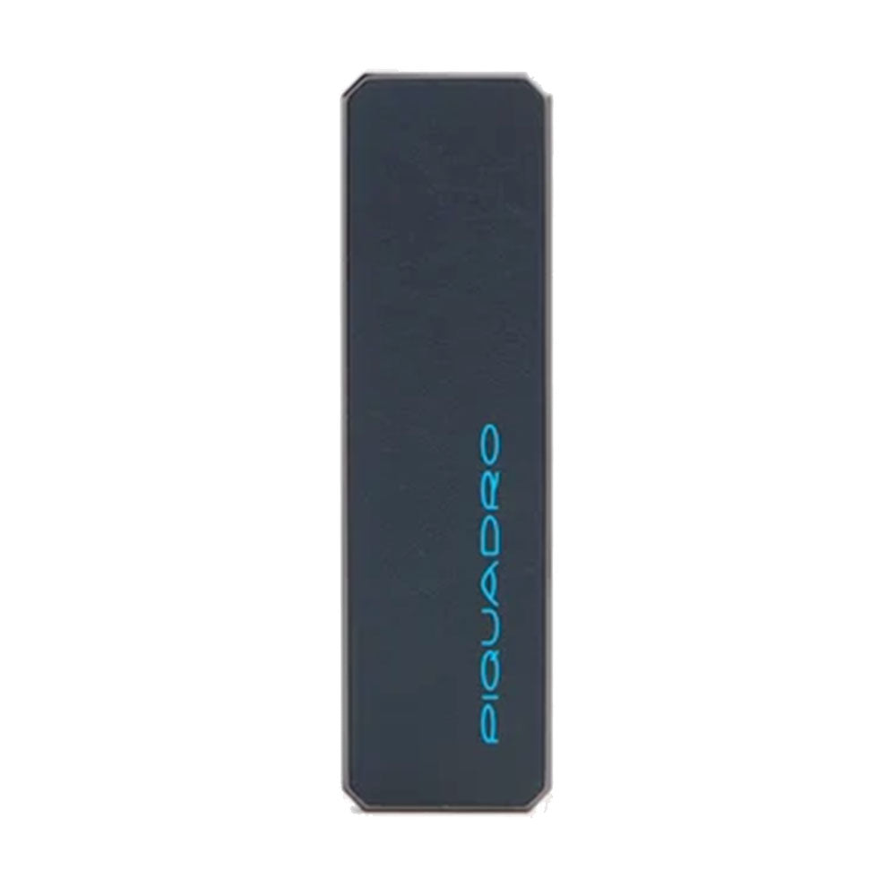 Portachiavi Uomo PIQUADRO in Metallo e Pelle con Tracker Blu Linea Blue Square - PC7287B2