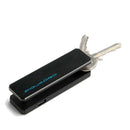 Portachiavi Uomo PIQUADRO in Metallo e Pelle con Tracker Nero Linea Blue Square - PC7287B2