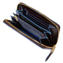 Portafoglio Donna Zip Around PIQUADRO In Pelle Mogano Linea Blue Square - PD3229B2R