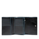Portafoglio Donna Piccolo PIQUADRO In Pelle Nera Linea Blue Square - PD6471B2R