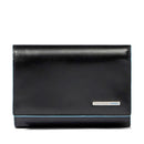 Portafoglio Donna Piccolo PIQUADRO In Pelle Nera Linea Blue Square - PD6471B2R