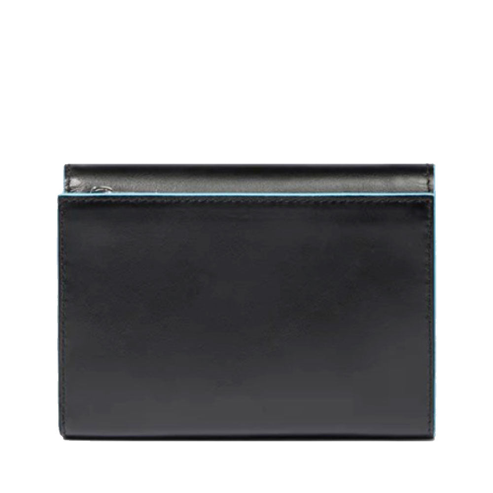 Portafoglio Donna Piccolo PIQUADRO In Pelle Nera Linea Blue Square - PD6471B2R