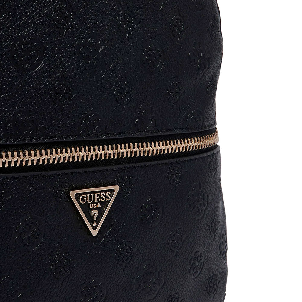 Zaino Donna GUESS Linea Manhattan Colore Nero Misura Grande con Logo Impresso