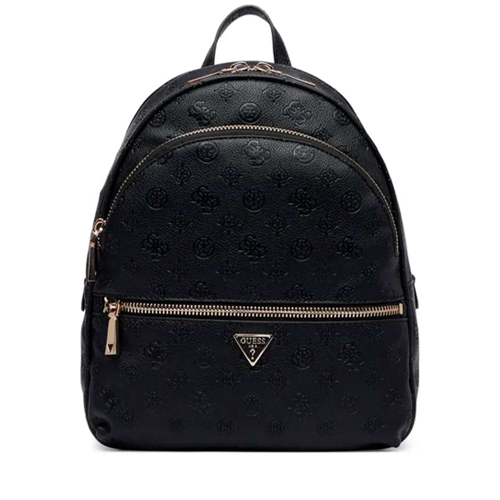 Zaino Donna GUESS Linea Manhattan Colore Nero Misura Grande con Logo Impresso
