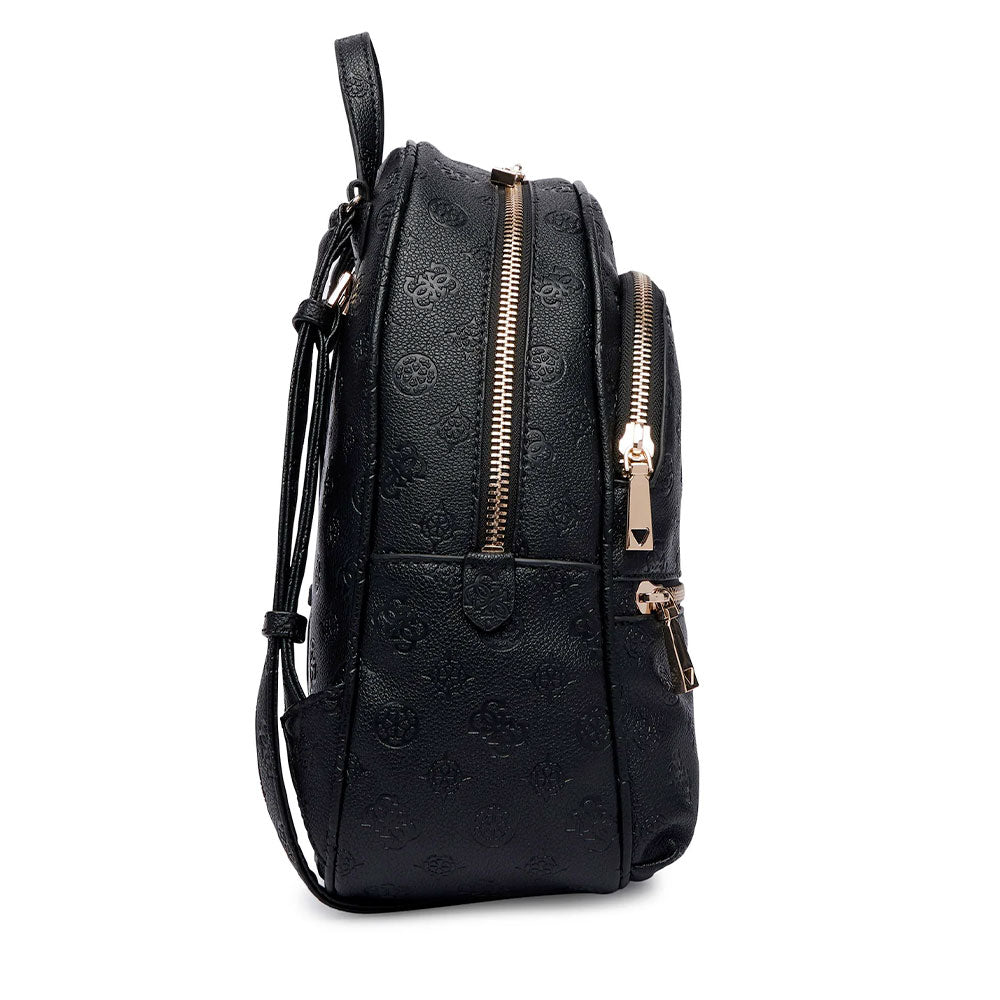 Zaino Donna GUESS Linea Manhattan Colore Nero Misura Grande con Logo Impresso
