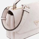 Borsa Donna a Mano con Tracolla GUESS Linea Tisha colore Stone Logo Misura Piccola