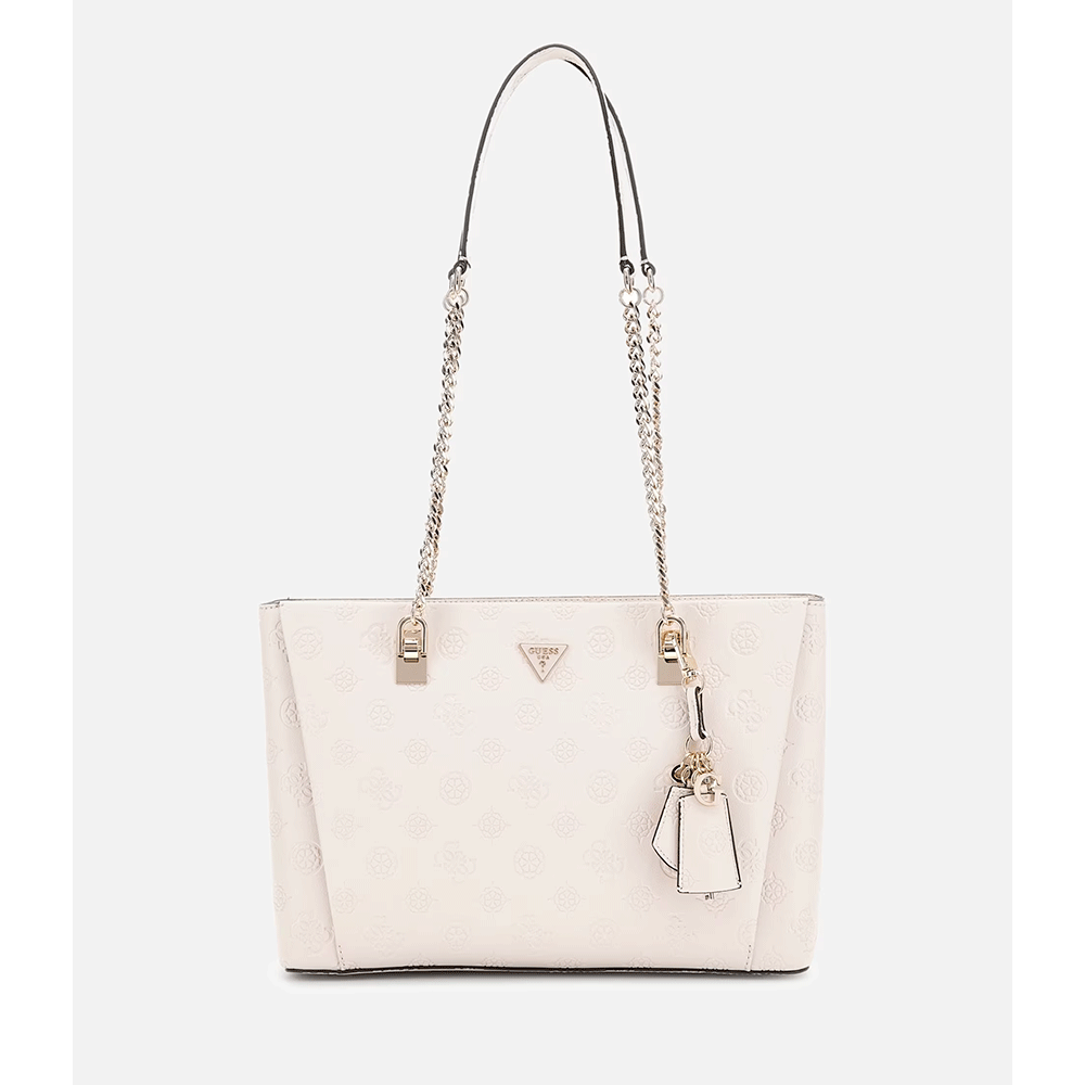 Borsa Donna Shopper a Spalla GUESS Linea Tisha colore Stone Logo