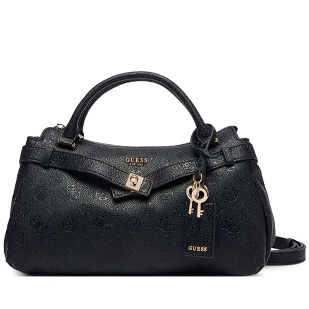 Borsa Donna a Mano GUESS Linea Ella colore Nero Logo