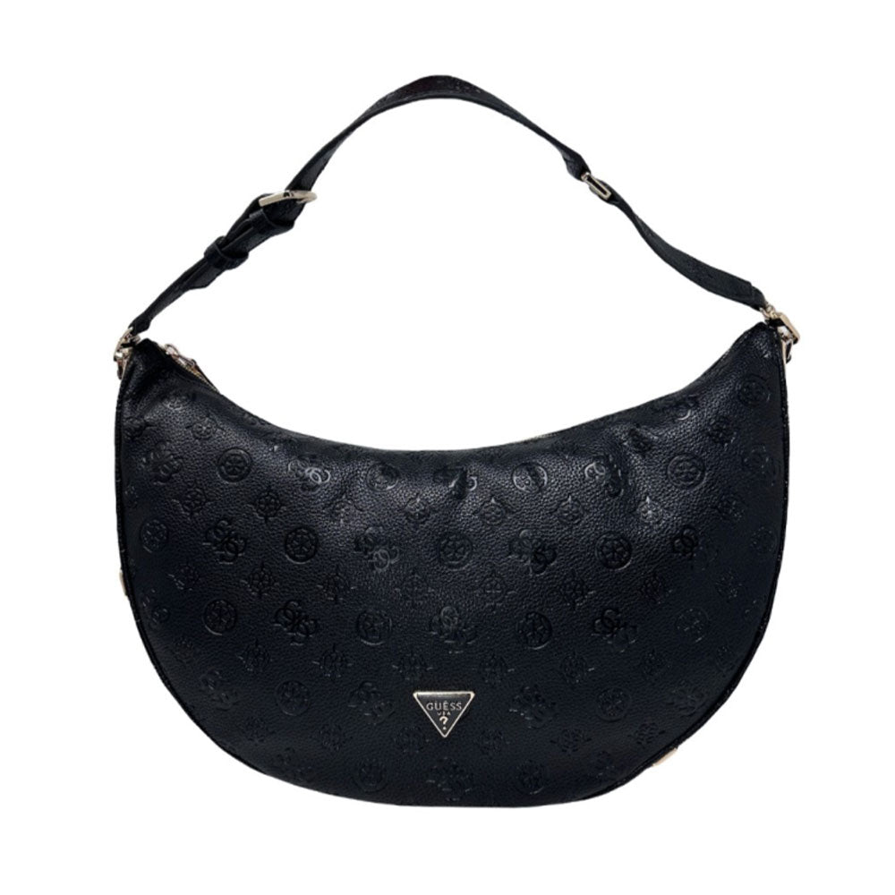 Borsa Donna Hobo a Spalla GUESS Linea Cresidia Colore Nero