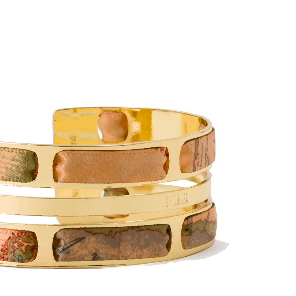 Bracciale Bangle 1A Classe Alviero Martini con Doppio Nastro Geo Classic PH76