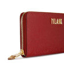 Portafoglio Donna Zip Around 1A Classe Alviero Martini linea Windy City Rosso Acero PM75