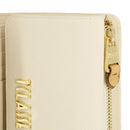 Damenbrieftasche mit Knopf 1A Classe Alviero Martini Florida City Linie Elfenbein PM76