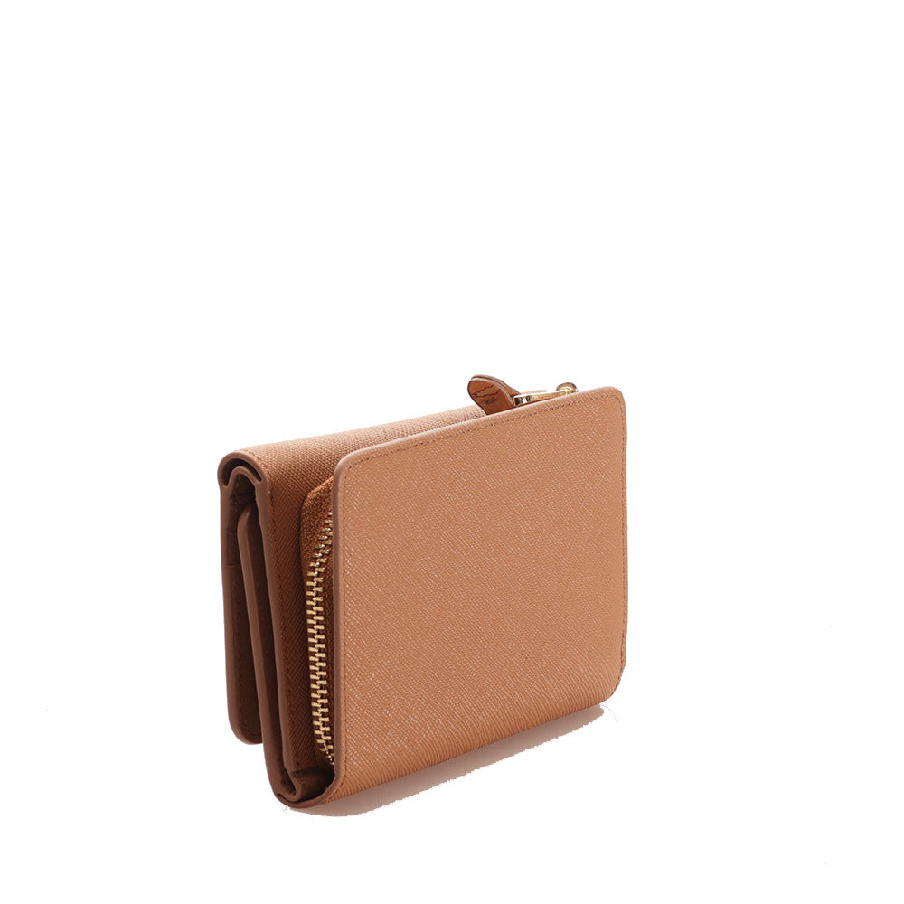 Damenbrieftasche mit Knopf 1A Classe Alviero Martini Florida City Tobacco PM76 Linie