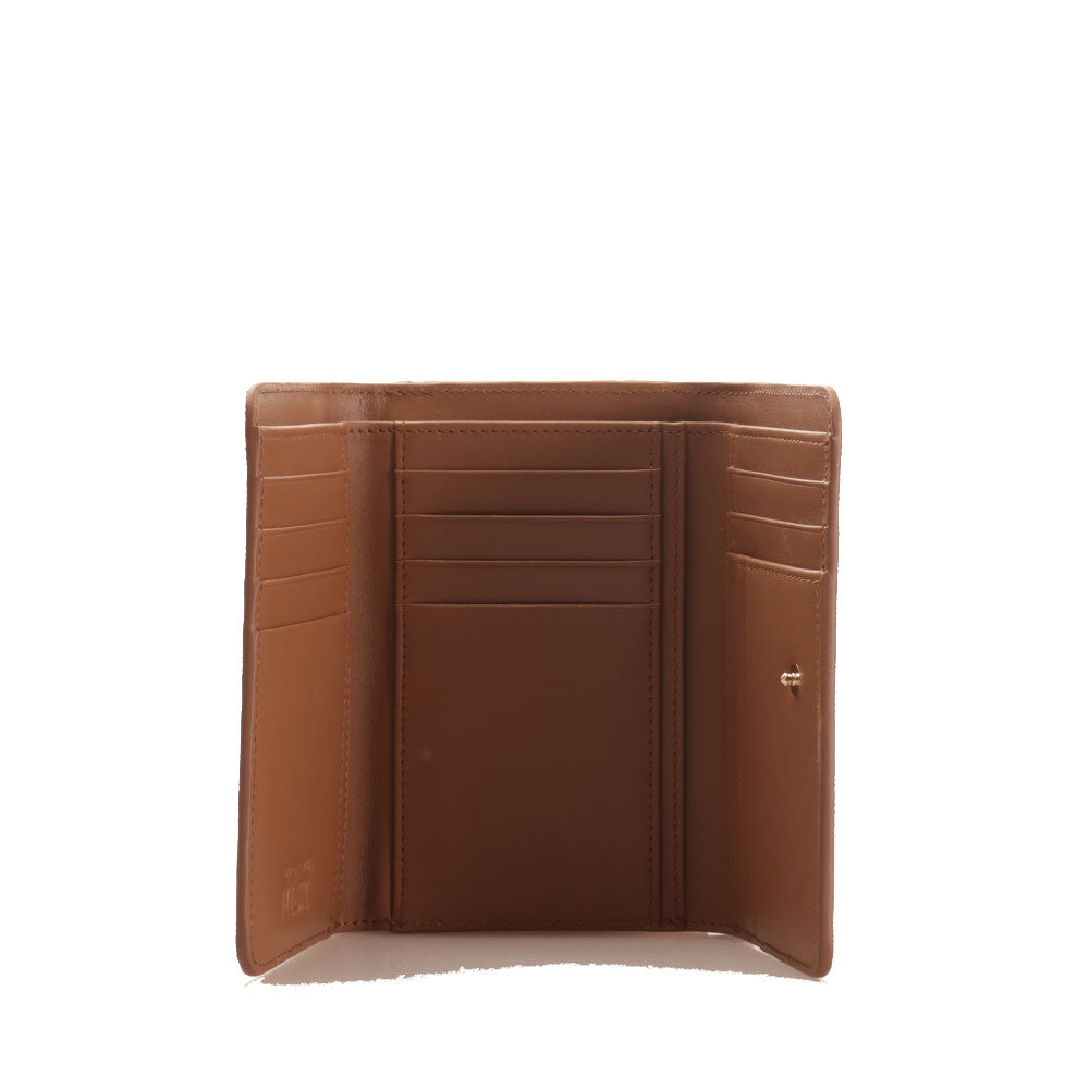 Damenbrieftasche mit Knopf 1A Classe Alviero Martini Florida City Tobacco PM76 Linie