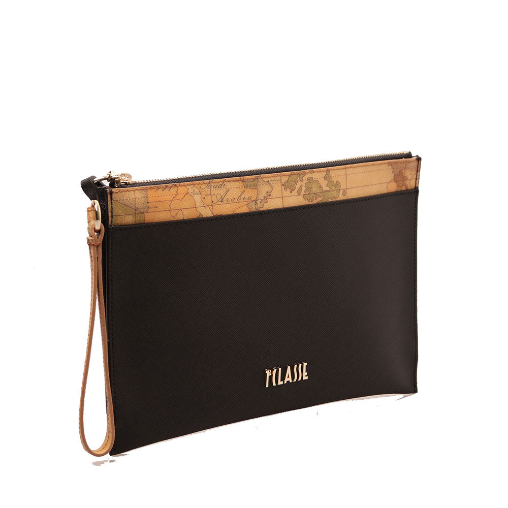 Clutch Piatta con Polsiera 1A Classe Alviero Martini linea Java City Nero PN07