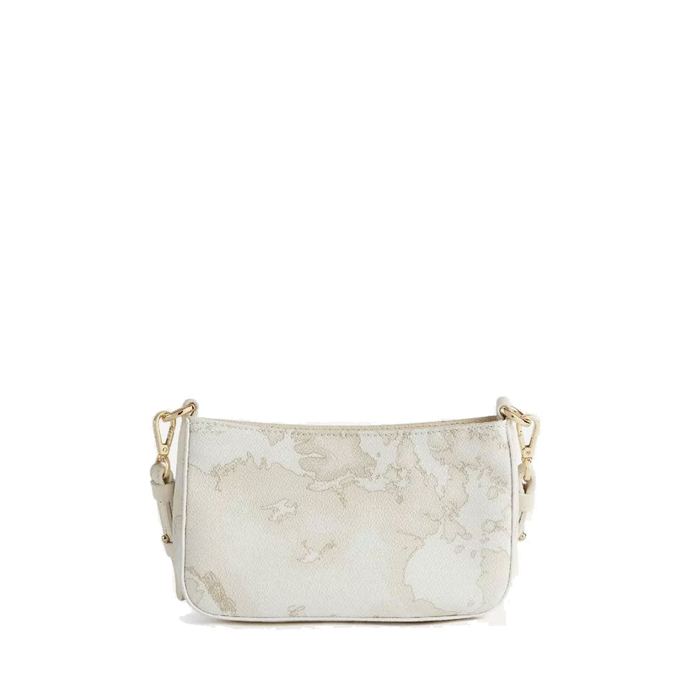 Pochette con Tracolla 1A Classe Alviero Martini linea Geo Sunrise Ring Geo White PN11