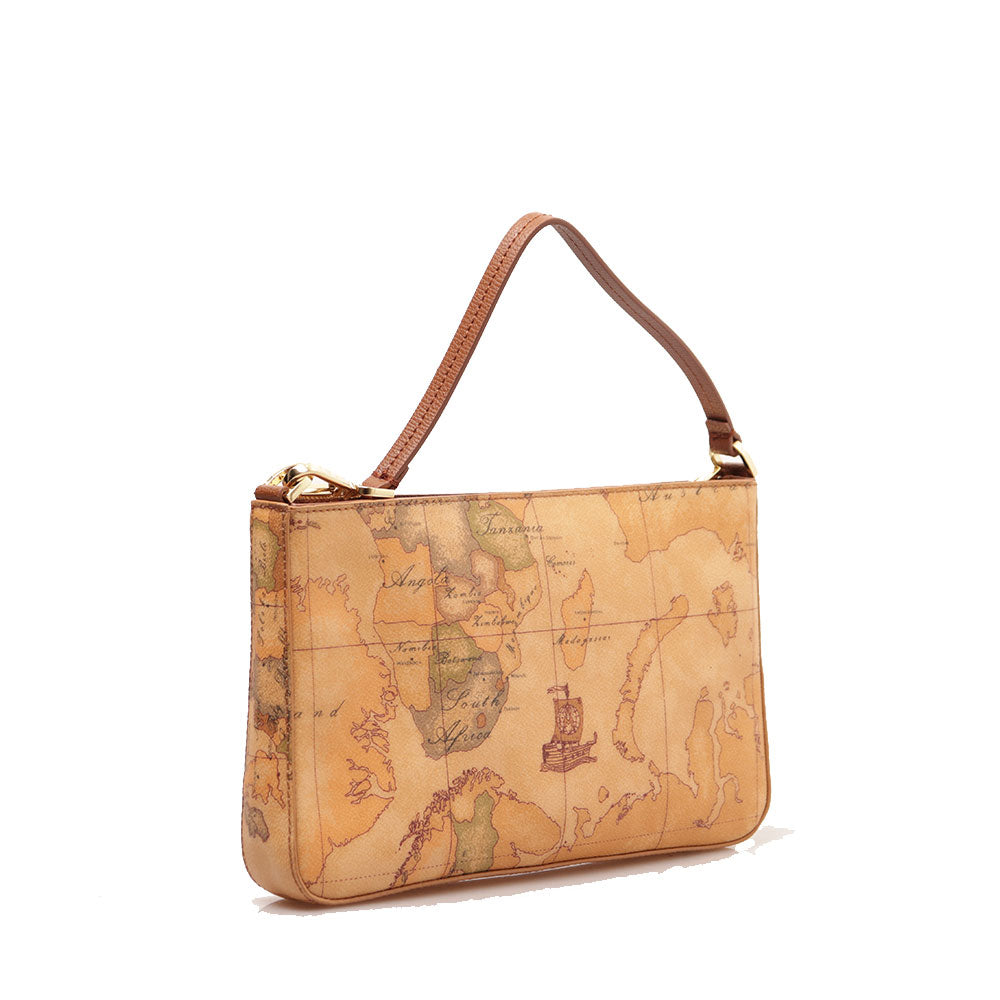 1A Classe Alviero Martini 3D Geo Linie PN71
Damen Clutch mit Hülle in Geo Classic und Braun Farbe 