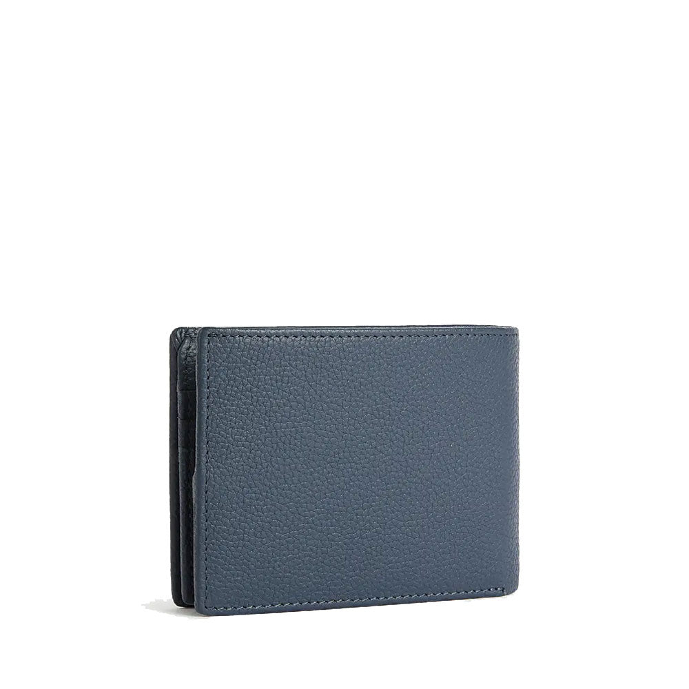1A Classe Alviero Martini Trip linie  PN79
Herrenbrieftasche mit Klappe aus Leder in Denim Blue 