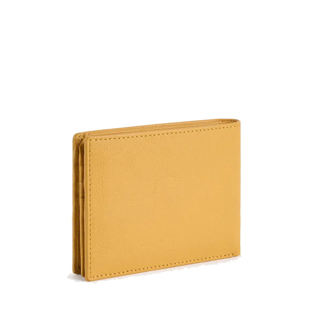 Portafoglio Uomo con Pattina 1A Classe Alviero Martini linea Trip Leather in Pelle Giallo Senape PN79