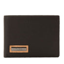 Portafoglio Uomo con Portamonete 1A Classe Alviero Martini linea Trip Leather in Pelle Nera PN81