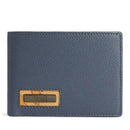 Portafoglio Uomo con Portamonete 1A Classe Alviero Martini linea Trip Leather in Pelle Blu Denim PN81