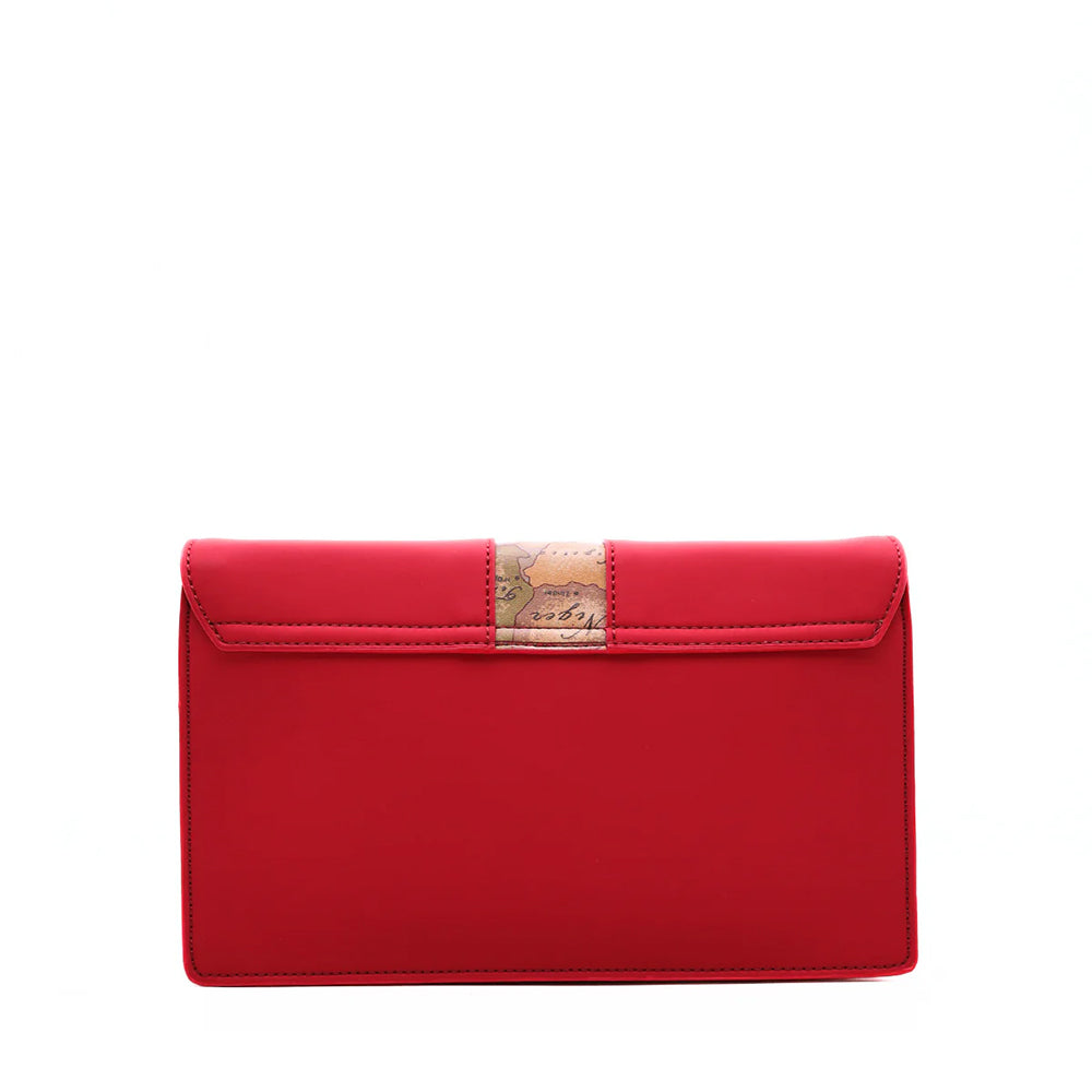 Pochette Donna con Tracolla 1A Classe Alviero Martini linea Journey Geo Rosso Scuro PN96