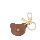 Bear-Shaped Keyring with Charm 1A Classe ALVIERO MARTINI in Chestnut Leather PO04